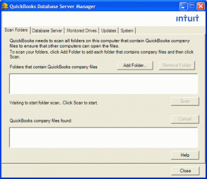 QuickBooks Database Server Manager (QBDSM) - Screenshot