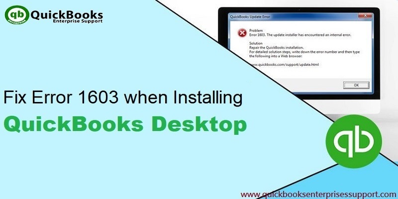QuickBooks Error 1603 – Fix Installation or Updating HTML Error Status 1603 - Featured Image
