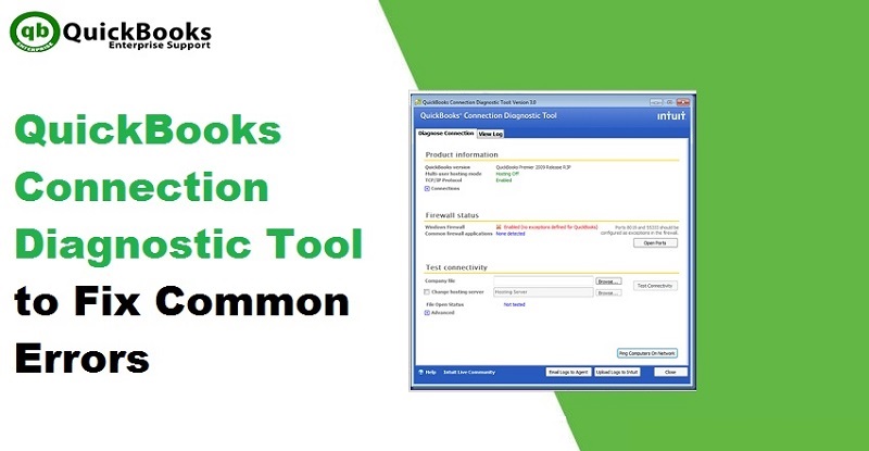 How to use QuickBooks connection diagnostic tool - Featured Image