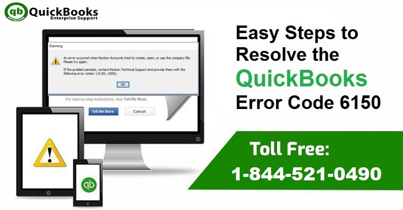 Procedure to get rid of the QuickBooks Error 6150 - Featured Image