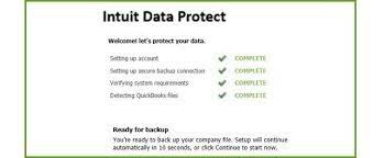 Intuit Data Protect - Screenshot