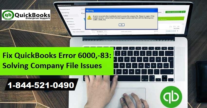 Fixing QuickBooks Error code 6000 -83 - Featured Image