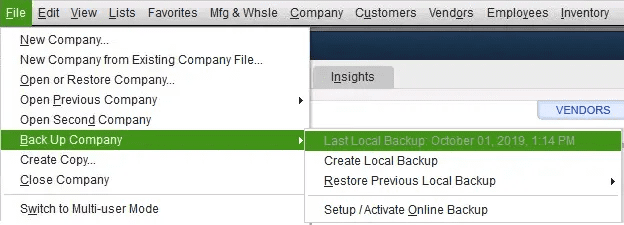 QUickBooks backup company file-screenshot