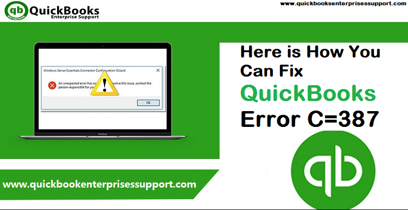 Tips to resolve QuickBooks error code C=387 - Featured Image