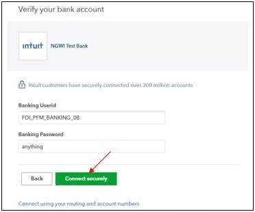 Verify your bank account - Screenshot