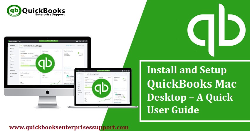 Install and Setup QuickBooks Mac Desktop - A Quick User Guide (Featured Image)