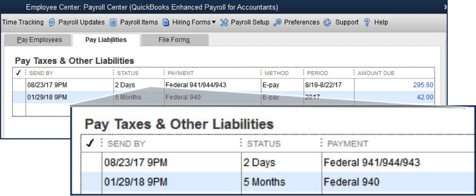 Payroll liability payment reminder- screenshot 31