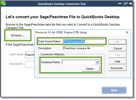 convert Sage to QuickBooks - Screenshot 1