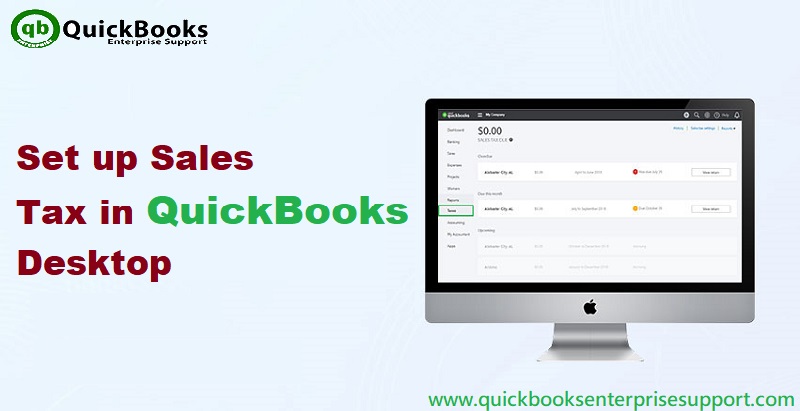 Learn how to set up sales tax in QuickBooks Desktop - Featured Image
