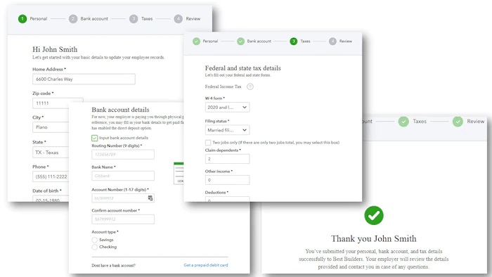 Simplified employee payroll setup - Screenshot 3