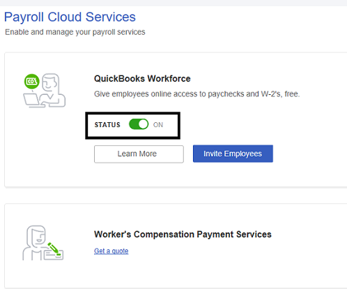 QuickBooks Workforce - Screenshot
