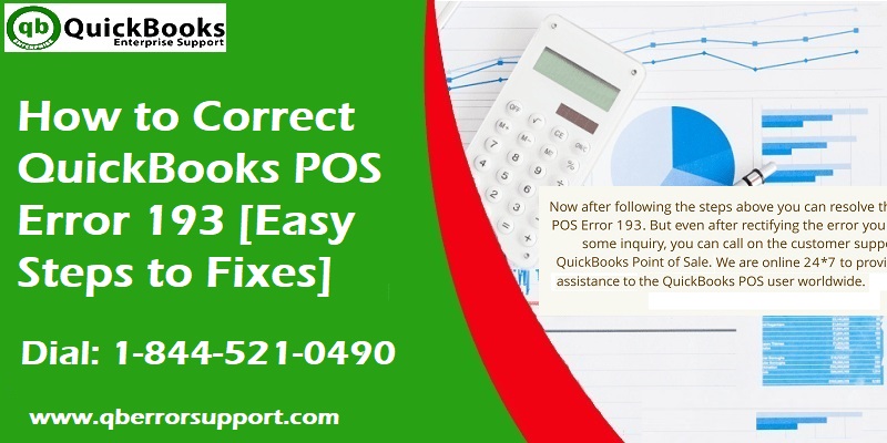 How to Correct QuickBooks POS Error 193?
